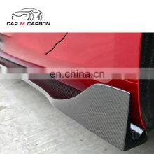 Model 3 Skirt Car Carbon Fiber Side Skirt Fit for Model 3 Side Skirt Car Extension thumbnail-1
