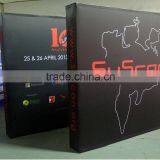 3x3 Concave PVC Magnetic Pop Up Backdrop