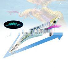 Multiple Colors 18.5g/11cm Hard Fishing Shrimp Baits Luminous Squid Jig Lures thumbnail-1