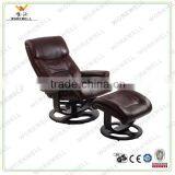 WorkWell Modern Style PU Leather Recliner Living Room Chair With Footrest Kw-R64 thumbnail-1