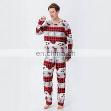 Favourable Price Cotton Red Women Couple Mens Pants Kids Set Christmas Family Pajamas Sets thumbnail-3