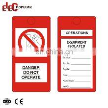 Industry PVC Material Danger Warning Safety Lockout Tagout Tags thumbnail-4