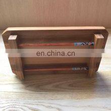 Japanese Wooden Sushi Plate Sushi Tray With Chopsticks thumbnail-2