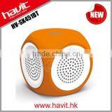 HV-SKC451 Private Dice-shaped Mini Bluetooth Speaker With FM thumbnail-2