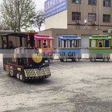 New Designed Park Attractions Ride Electric Trackless Train Ride For Sale thumbnail-3
