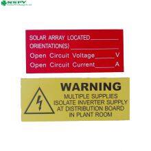 Solar System Warning Label PV Safety Label Kits Warning or Indication Label thumbnail-4