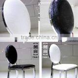 Wholesale Round Back Stainless Steel Chair /Stainless Steel Dining Chair Ghost Dining Chair thumbnail-6