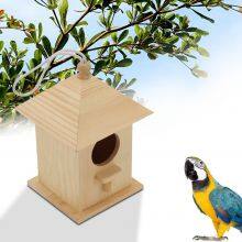 Creative Outdoor Solid Wood Bird House