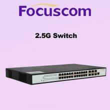 Focuscom S5720-24MP6X Layer 3 Managed PoE Switch, 24-Port 2.5G Base-T and 6-Port 10G SFP+ Uplink, Enterprise Ethernet Network Switch thumbnail-3