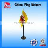 Custom Small Ofice Table Flag Pole And Stand