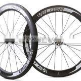 Velosa Logo Carbon Bicycle Wheels With Bitex R51 Hub 700C Chinese Carbon Road Wheelset 60mm 25mm Wide thumbnail-3