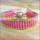 FL0853 Pink Gold Links Bracelet thumbnail-1