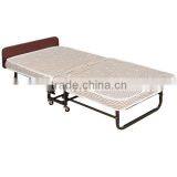 Metal Folding Bed Frame With Wheels/Hotel Single Bed thumbnail-2