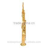 MSS-300 Gold Lacquer Soprano Saxophone From China Supplier thumbnail-1