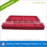 Customized High quality plastic Flocking Tray For Cosmetic packaging