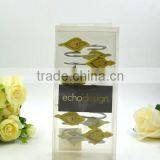 Green Pattern Polyresin Bathroom Shower Curtain Hooks thumbnail-1