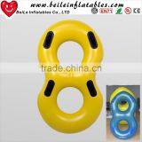 Big Double Ring Yellow Inflatable Adult Swim Ring