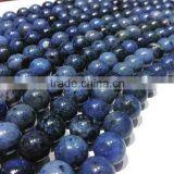 High Quality Blue Point Round Gemstone Round Beads thumbnail-1