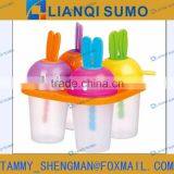 6pcs LFGB/FDA Food Grade Plastic Ice Lolly Mould Rabbit Shape thumbnail-4