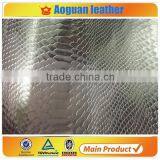 2016 PU Leather Crocodile Metallic Fabric for Making Lady Party Handbag Fabric thumbnail-2