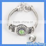 Hogift Wholesale DIY 18mm snap button Bracelet Charms Jewelry Free Shipping
