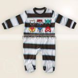 spring/ autumn print Striped baby boys clothes baby romper