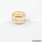 gold metal delicate ring