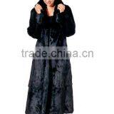 Rex14032 Modern Women Rex Rabbit Fur Coat