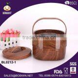 WOODEN OR FLOWER PRINT ABS FOOD WARMER thumbnail-1