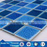 Decorative Blue Glazed Swimming Pool Tiles for Sale
