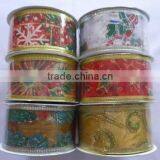 6.3CM Holiday Decorative Colorful Clothing Ribbon /Xmas Tree Ribbon thumbnail-5