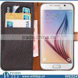 Luxury Zebra Stripe Flip Leather Stand Wallet Cover Phone Case for Samsung Galaxy S6 thumbnail-6