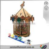 Wooden Mini Merry-go-round Model thumbnail-2