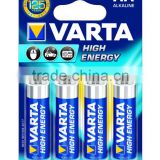 VARTA High Energy 4906 AA, Mignon 4pcs Blister Battery / Germany
