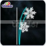 Christmas Pole mount Motif decorations light for outdoors