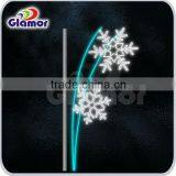 Christmas Pole Mount Motif Decorations Light for Outdoors