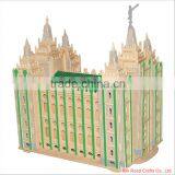 Delicate Salt Lake City church wooden puzzle