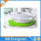 Multifunctional Stainless Steel Splatter Screen Guard Silicone Splatter Screen Strainer Trivet thumbnail-4