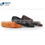 New Arrival Snap Closure Men Antique Genuine Alligator Jeans Belt thumbnail-3