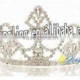 Rhinestone Queen Court Pegaent Crown thumbnail-1
