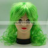 bob trading better quality football fan wig/hair brazilian football fans wig