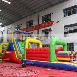 Two Lanes Giant Adult Cheap Inflatable Obstacle Course for Sale Supplier's Choice