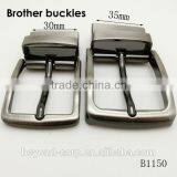 Metal Turning Belt Buckle Changeable Pin Buckle Brother Buckles Quality Choice