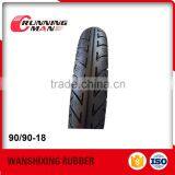 China Supplier China Motorcycle Parts Tyre 90/90-18 Venezuela TL thumbnail-2