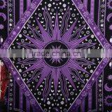 Purple Star Cotton Wall Hanging Tapestry Bedding Bedspread Indian Tapestry Bohemian Tapestry Hippie Wall Tapestry Wholesaler thumbnail-2