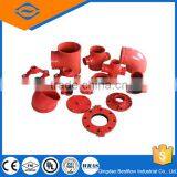 20% Discounted Hot Sale Low Price fm ul Approved Ductile Iron Grooved Pipe Fittings With Good Quality thumbnail-1