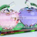 DOUBLE Crystal Apples Ornament for Chritmas gift CM-CA-001