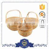 Customized Logo Eco-Friendly Bamboo Steamer Basket Set