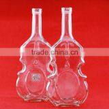 Bulk Guitar Shaped Glass Bottle Custom Glass Liquor Bottle Fancy Singularly Glass Bottles thumbnail-1