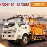 FOTON Truck Mounted Concrete Pump 65m3/h 28meters Concrete Pump XND5161-25M/28M for Sale in Asia thumbnail-3